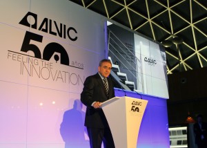 Javier Rosales, Consejero Delegado del Grupo ALVIC, durante su intervención en la celebración del 50 Aniversario de la compañía.