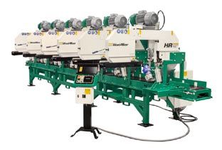 WOOD-MIZER lanza el reaserradero multicabezal de gran capacidad HR700