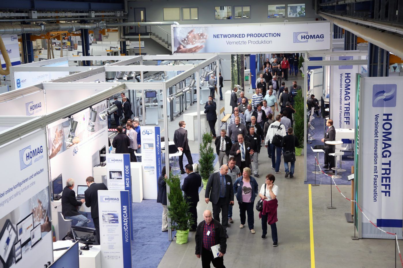 Clientes de más de 50 países visitan HOMAG y HOLZMA Treff