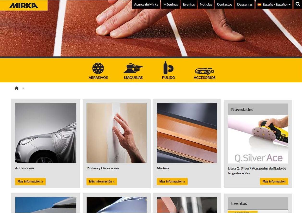 MIRKA renueva su página web