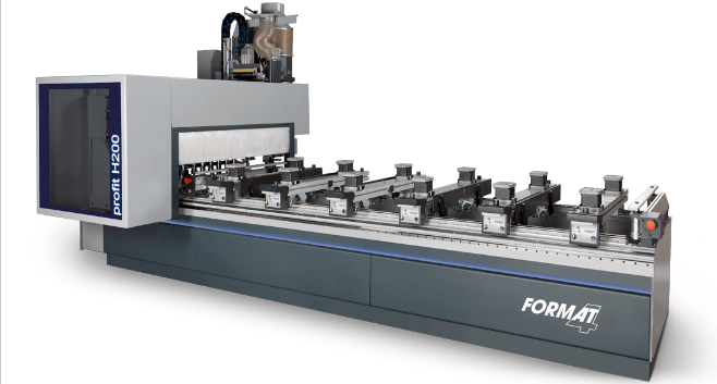 Nuevos centros CNC PROFIT H200 / H300 de FORMAT-4