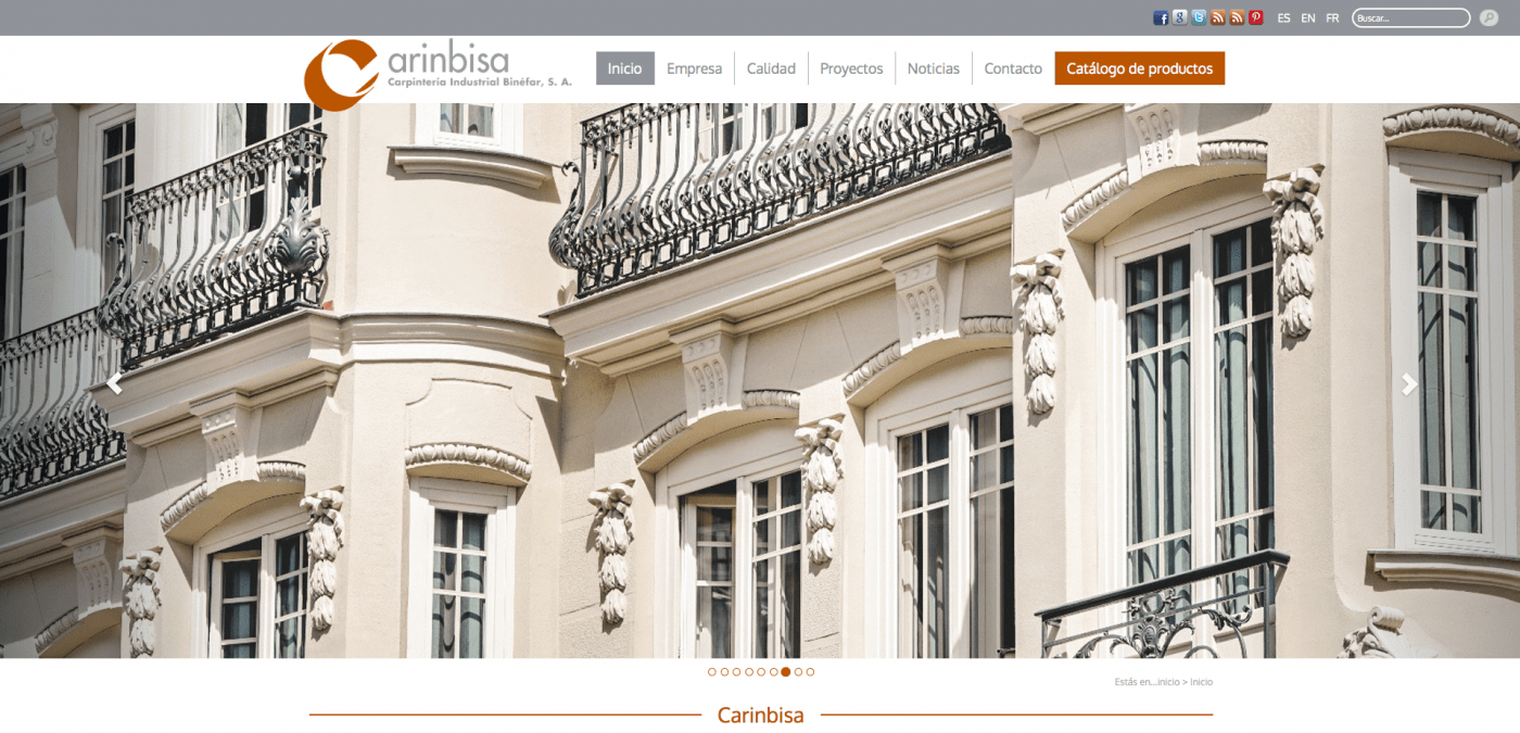 CARINBISA renueva su imagen corporativa digital