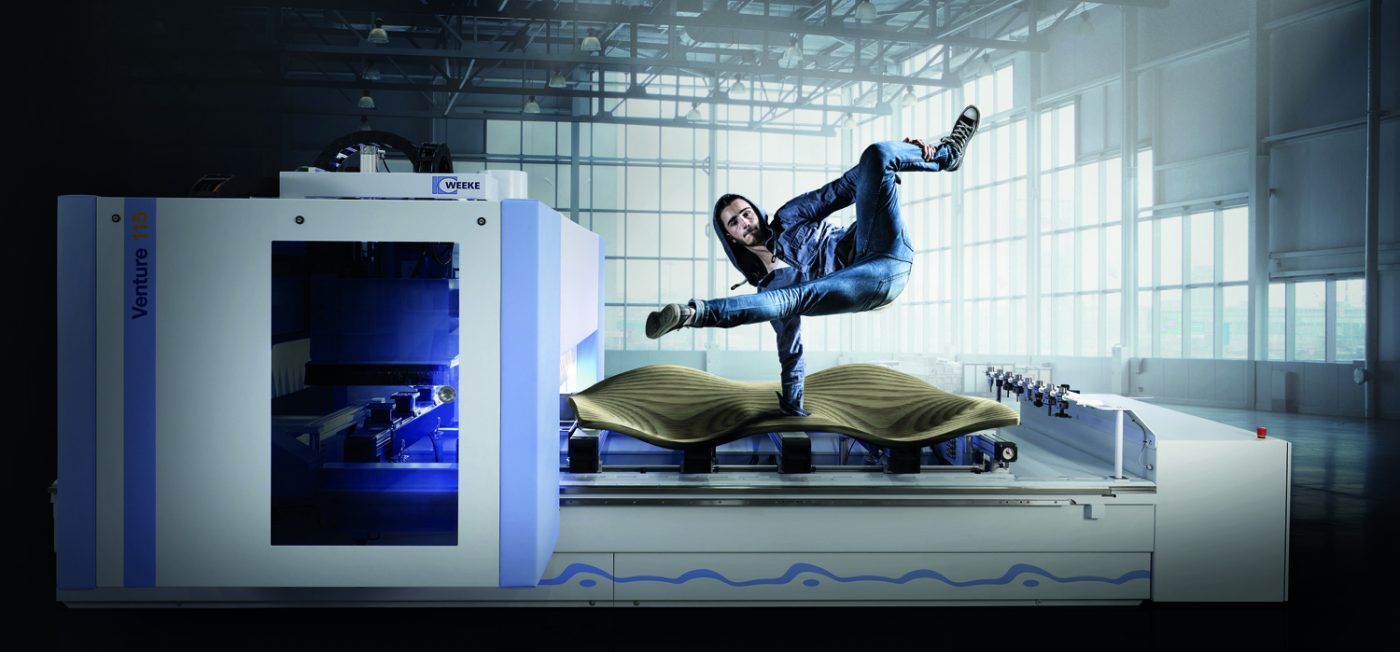 Estreno mundial de “Venture 115” de WEEKE en HOLZ-HANDWERK