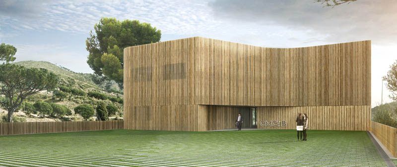 Se inicia el revestimiento en madera del nuevo edificio sostenible del Hospital Germans Trias i Pujol