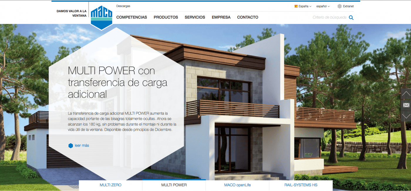 MACO rediseña su web