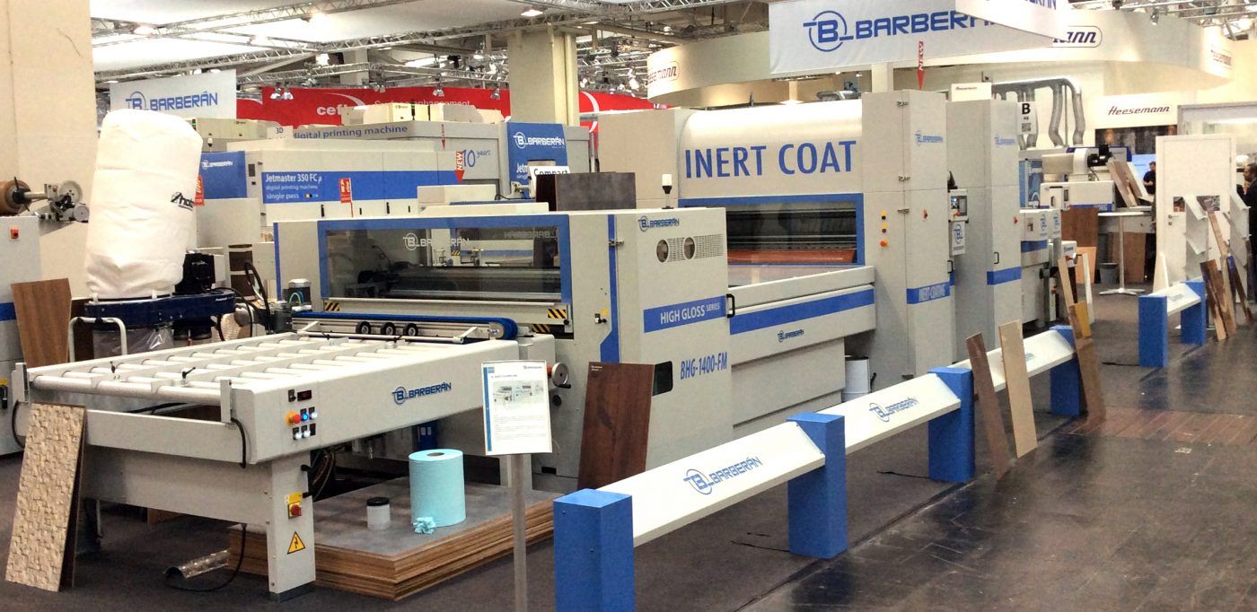 Gran éxito del sistema INERT COAT en LIGNA 2017