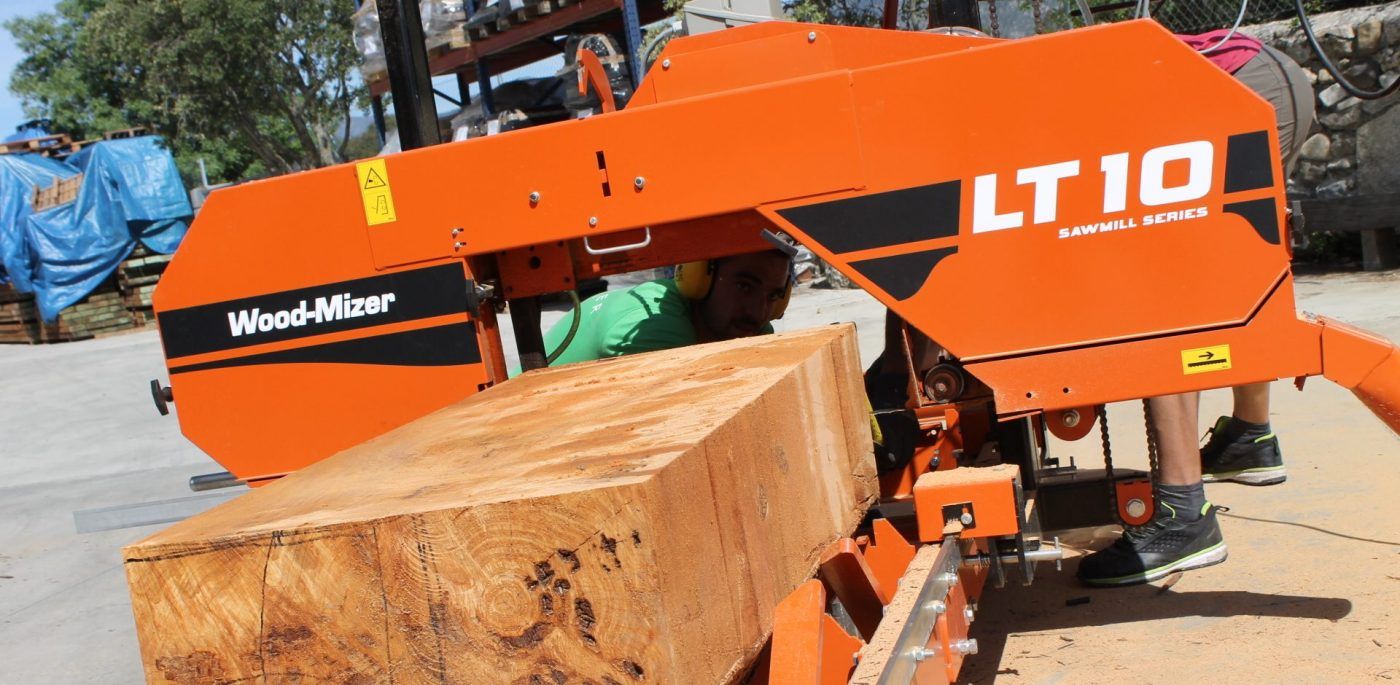MADINTER corta con WOOD MIZER maderas de altísima densidad