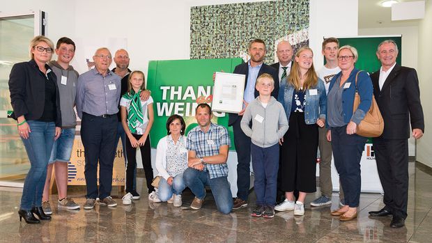 Entregada la Cube Plus al ganador del Sorteo WEINIG en LIGNA 2017