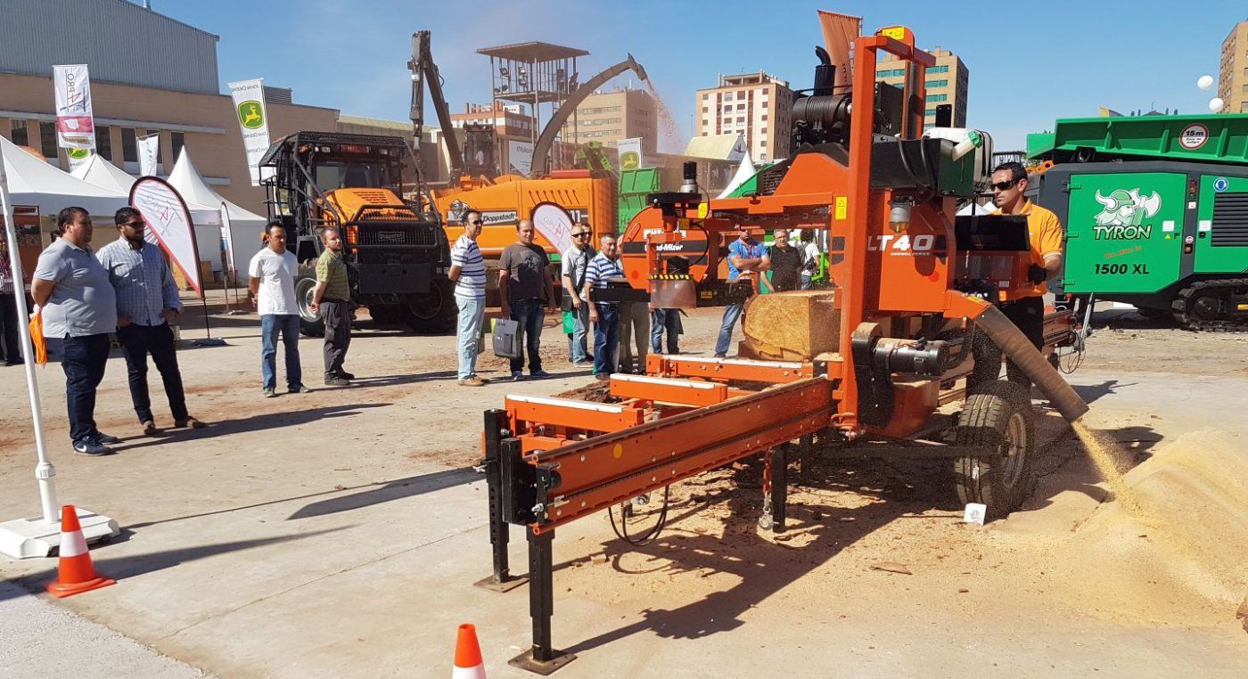 LT 40 “Trailer”, el aserradero portátil de WOOD MIZER en EXPOBIOMASA