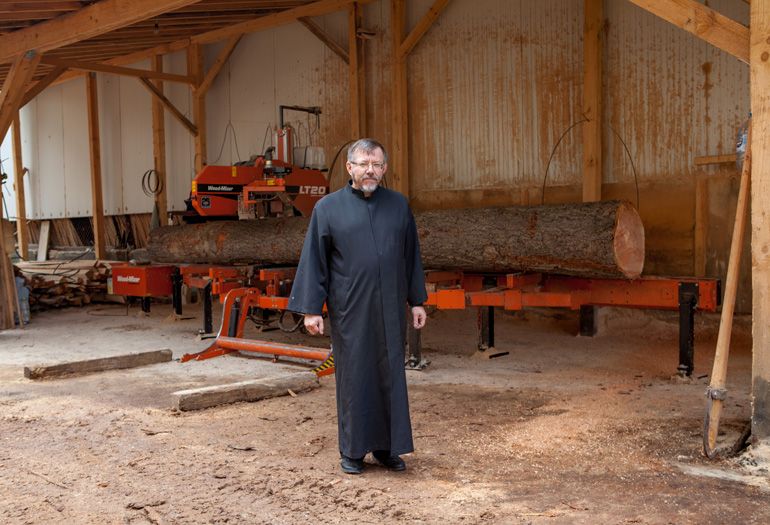 Aserraderos WOOD-MIZER para la restauración de antiguos monasterios en Bulgaria