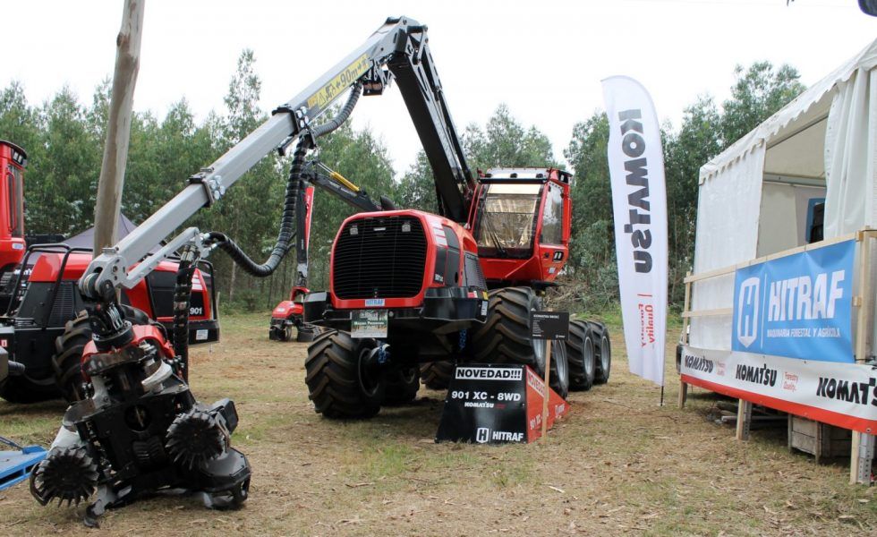 HITRAF presenta en España la procesadora KOMATSU 901 XC