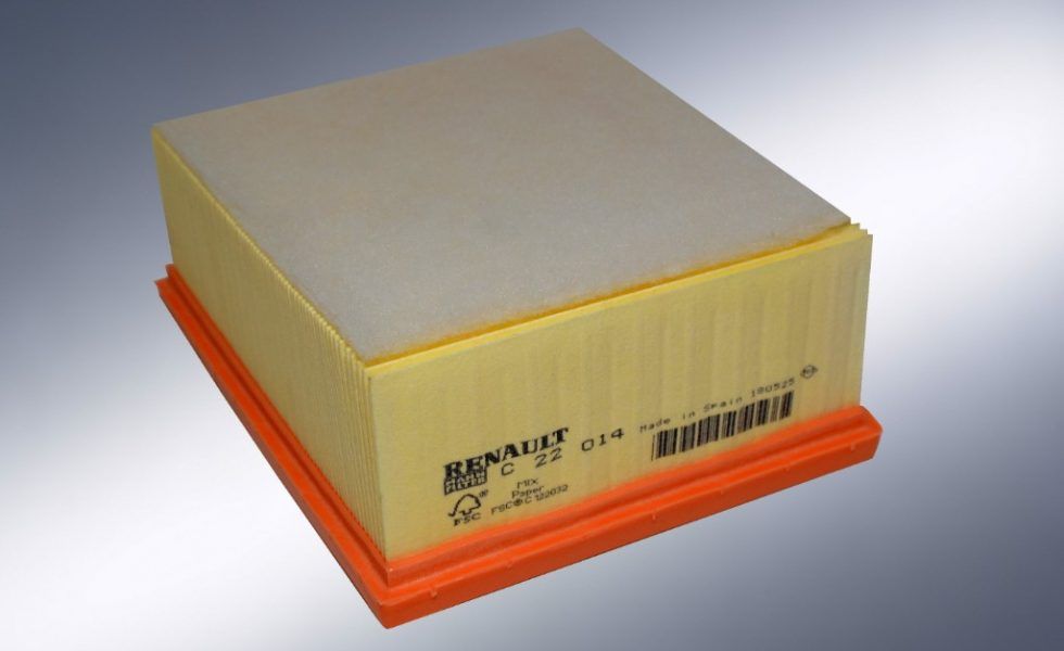 El nuevo motor RENAULT llevará filtros de aire MANN+HUMMEL certificados FSC