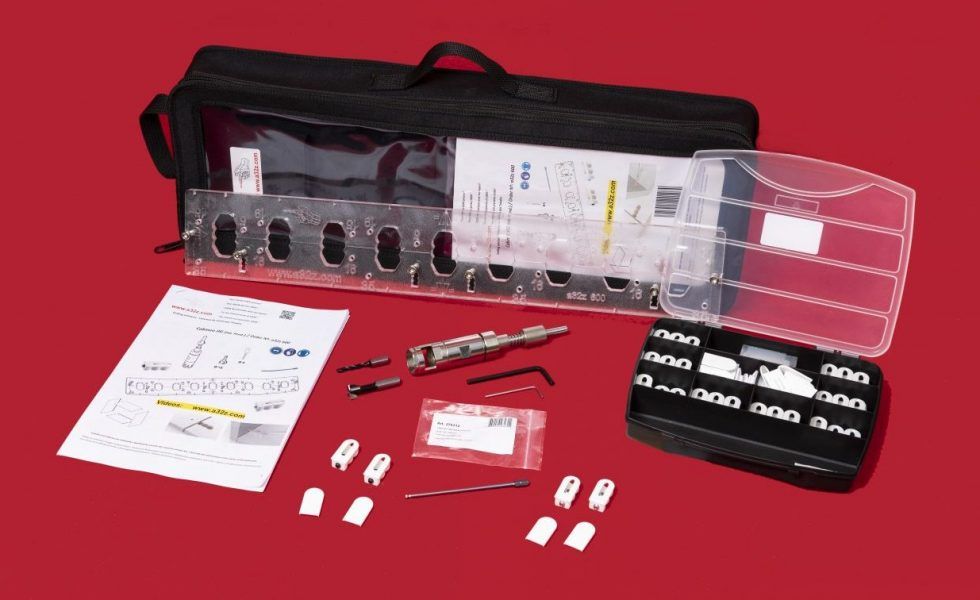 a32z ha desarrollado una plantilla para mecanizar CABINEO, el nuevo conector de LAMELLO