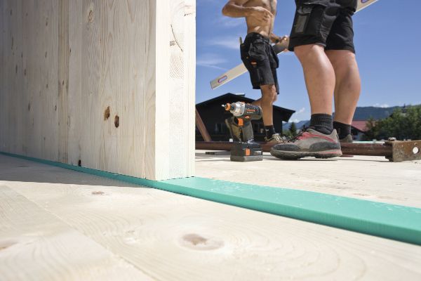 SYLOMER, aislante del ruido en estructuras de madera