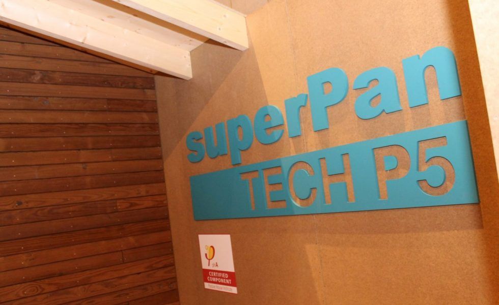 superPan Tech P5, el tablero de FINSA para las casas pasivas