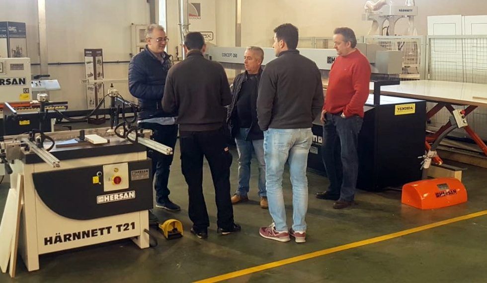 Gran éxito de las jornadas de presentación de maquinaria en HERSAN