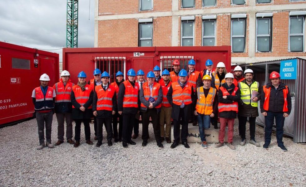 Visita del comité de las Regiones de la Comunidad Europea a las obras de NASUVINSA