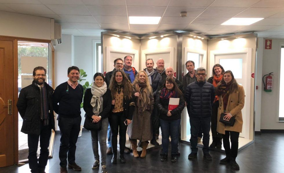 Una delegación del Cluster Eco Construcción Belga se interesa por el trabajo de las empresas del CMD