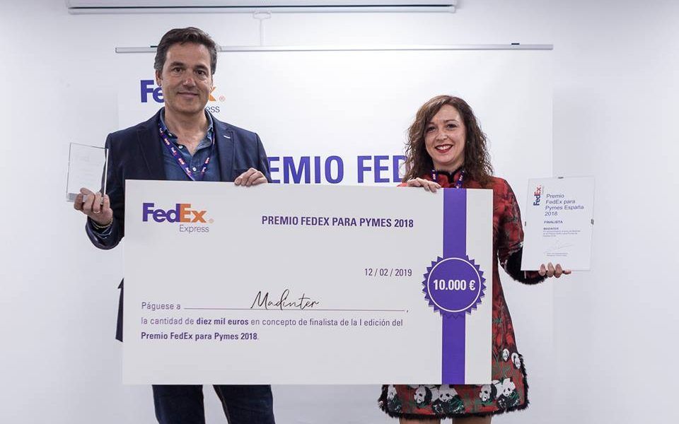 MADINTER gana el 2º Premio FedEx para Pymes en España