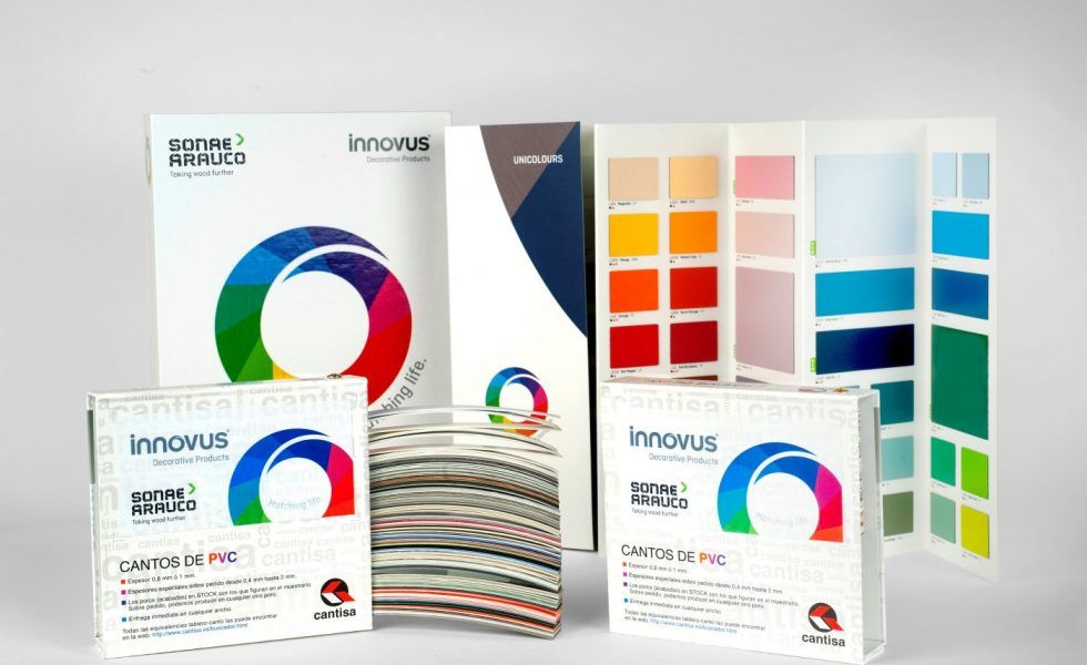 Disponibles en CANTISA cantos para la gama Innovus de SONAE ARAUCO