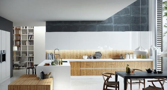 Cocina elegante con un toque industrial