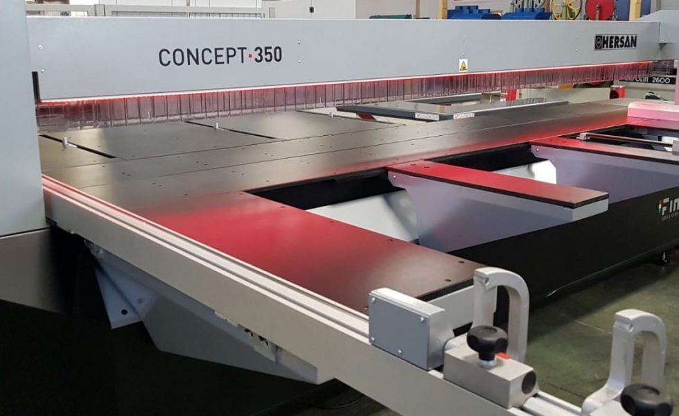 FIMAL incorpora novedades en su escuadradora seccionadora Concept 350 2.0
