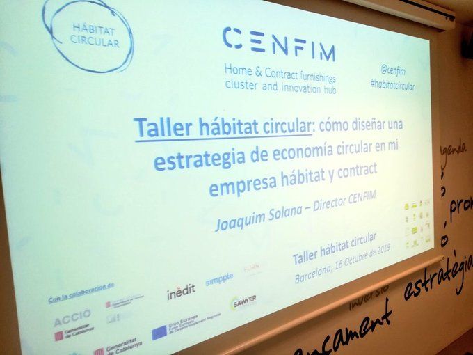 CENFIM organiza un taller de economía circular para empresas de hábitat y contract