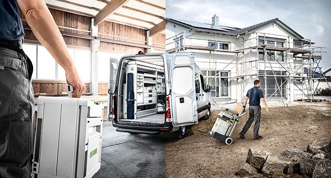 Systainer, de FESTOOL, conecta el taller y la obra