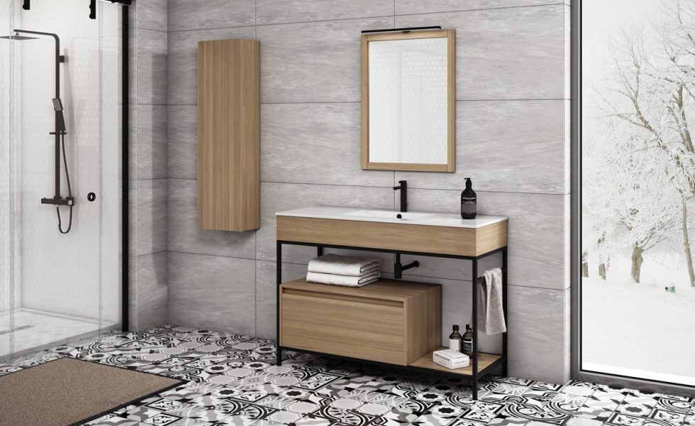 LEYMA: Mobiliario de baño de madera maciza