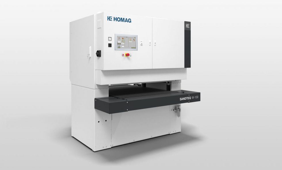 HOMAG presenta la lijadora de banda ancha SANDTEQ W-100