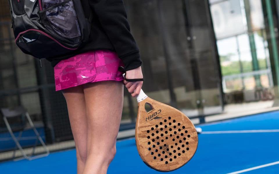 Palas de pádel de corcho, únicas en el mercado