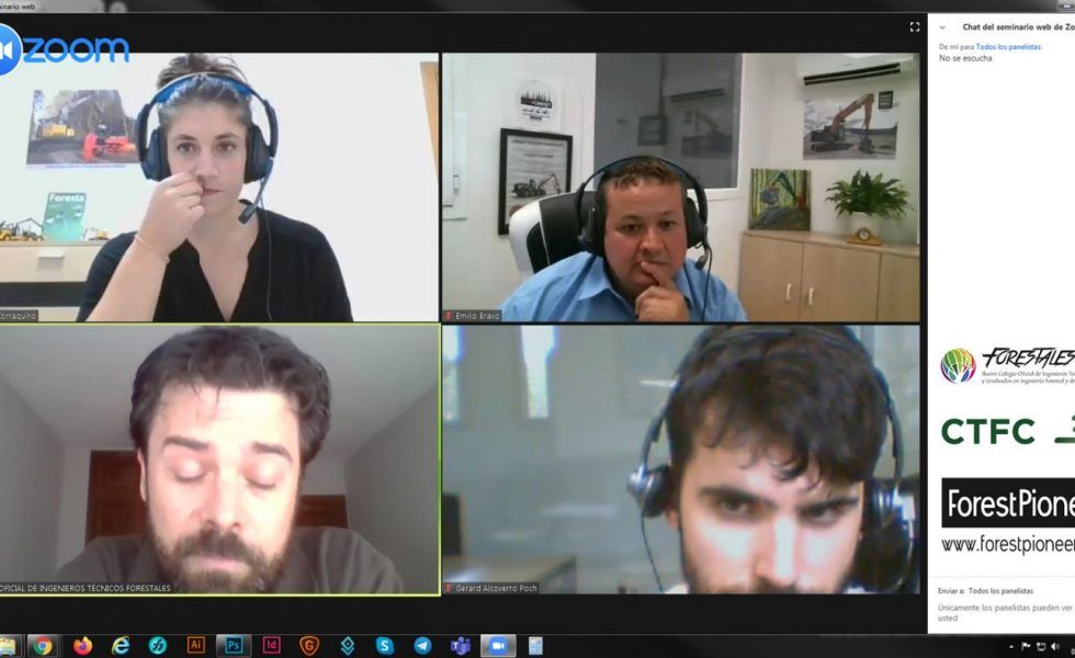 Adaptación de maquinaria de obra pública para uso forestal