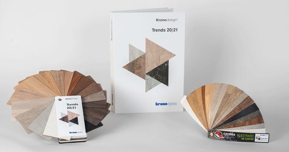 CANTISA dispone de cantos para la gama Kronodesign Trends 20/21 de KRONOSPAN
