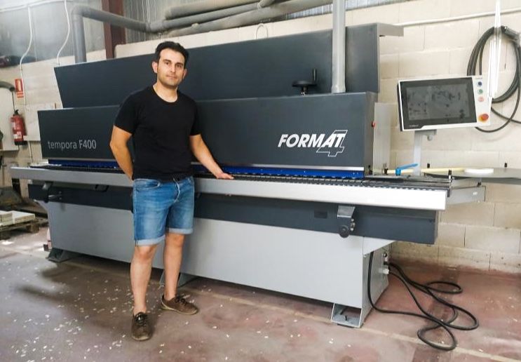 Canteadora TEMPORA F400 XMotion trabajando en Galicia