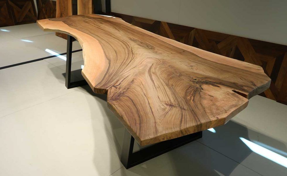 Mesas con cantos naturales WOODNA