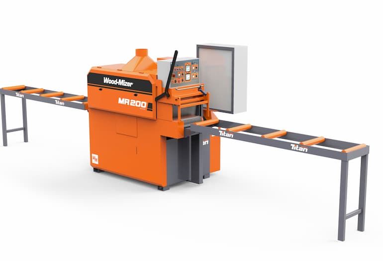 WOOD-MIZER lanza la sierra múltiple Bi-Arbol Doble Eje MR200