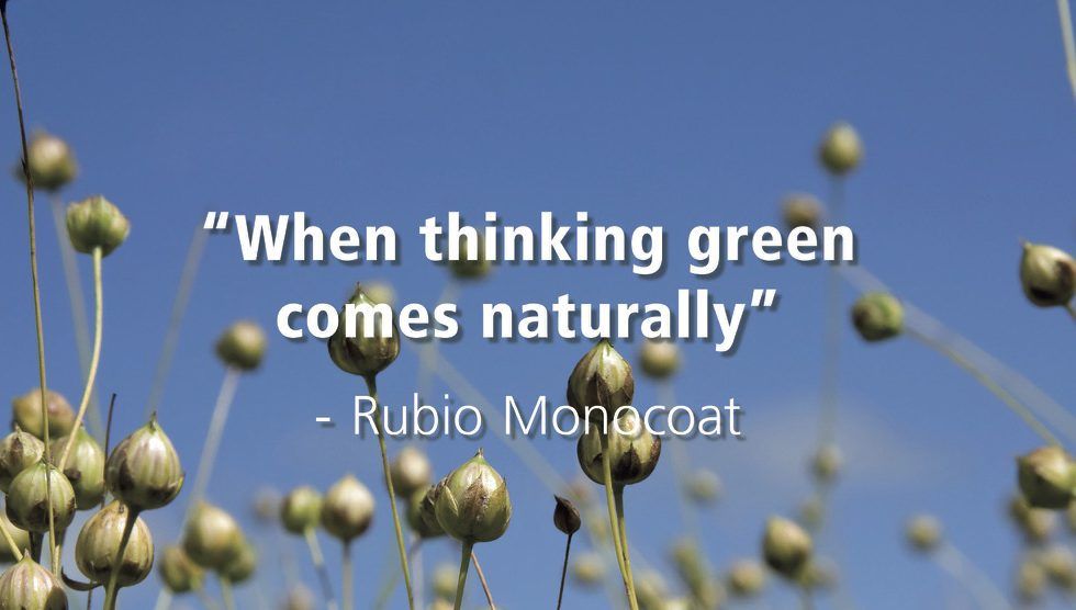 RUBIO MONOCOAT es EcoConsciente