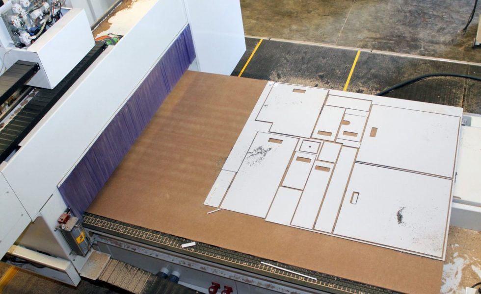 Nesting, mecanizado de puertas y fresadora para nuevos materiales