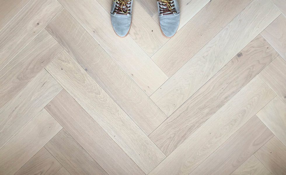 Parquet multicapa en espiga