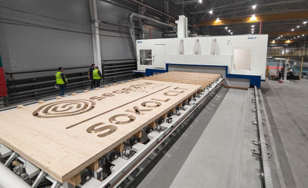 AREA XL acapara los focos en la primera planta de producción de CLT en Rusia