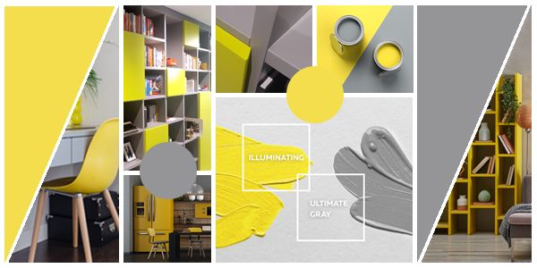 El gris y el amarillo son los colores del año según PANTONE