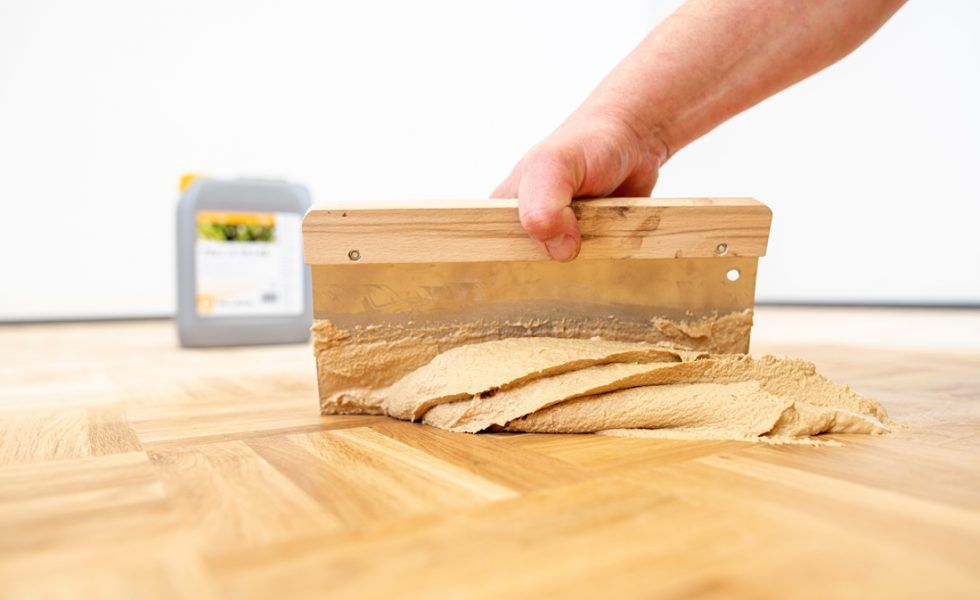 PALL-X FILLER: Relleno de juntas para suelos de madera, con fibra reforzada