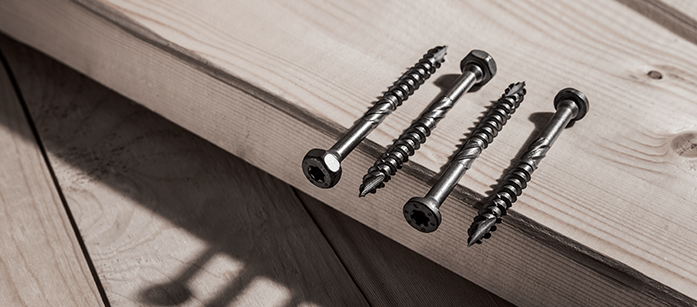 El tornillo SSH revoluciona la fijación de conectores para madera