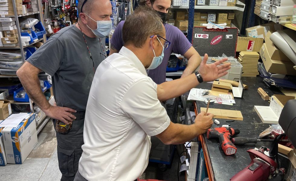 LAMELLO, KREG y TOUGHBUILT se lucen en COMERCIAL PAZOS