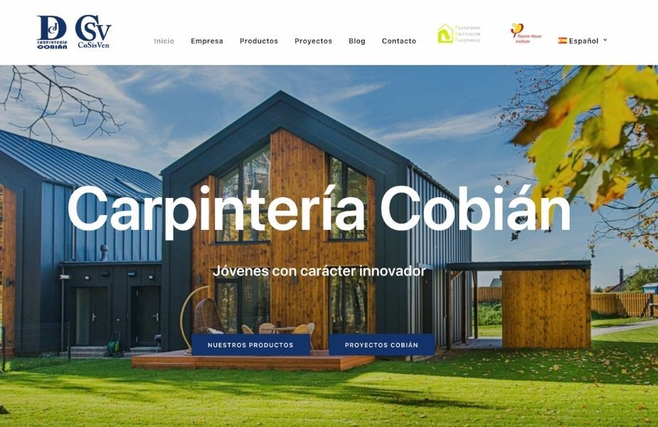 CARPINTERÍA DÍAZ COBÍAN renueva su página web