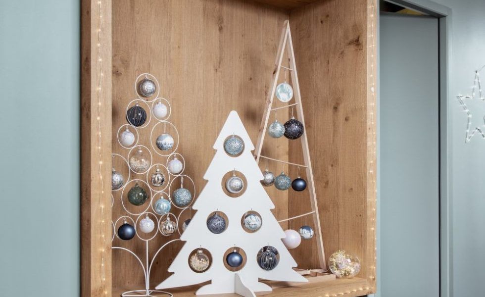 Los árboles de Navidad de madera son tendencia