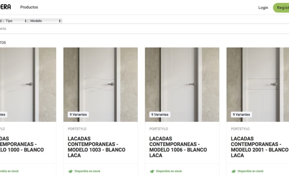COMADERA lanza al mercado un editor y selector de puertas