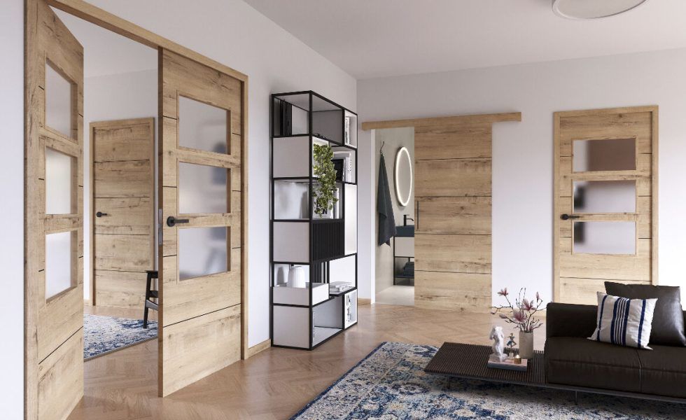 La puerta laminada va restando terreno a la puerta lacada