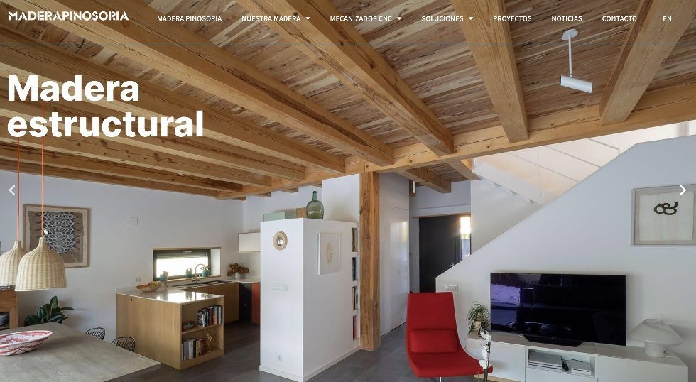 MADERA PINOSORIA renueva su página web y apuesta por posicionarse en Google