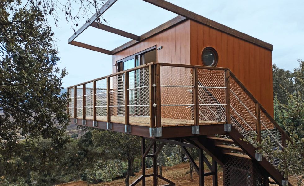 La moda de los bungalows de madera invade los campings españoles